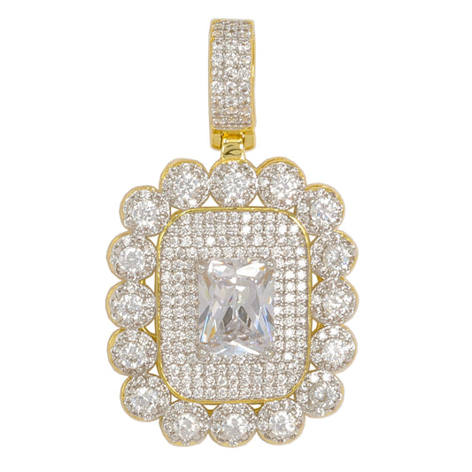 Small Cluster Cubic Zirconia Pendant - BCH-1207*