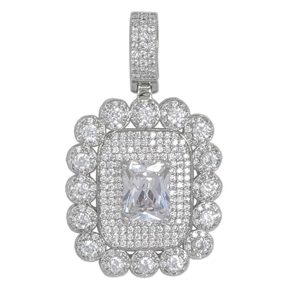 Small Cluster Cubic Zirconia Pendant - BCH-1207*