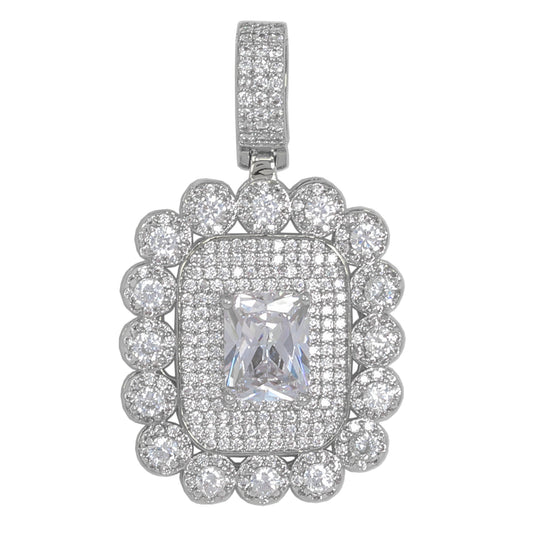 Small Cluster Cubic Zirconia Pendant - BCH-1207*