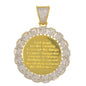 Medium Tag Cubic Zirconia Pendant - BCH-1209*