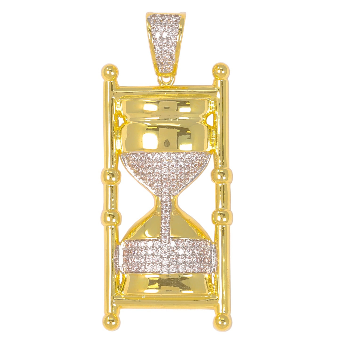 Medium Time Cubic Zirconia Pendant - BCH-1228*