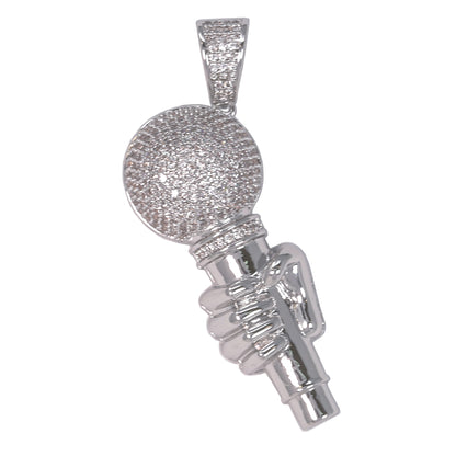 Medium Music Cubic Zirconia Pendant - BCH-1229*