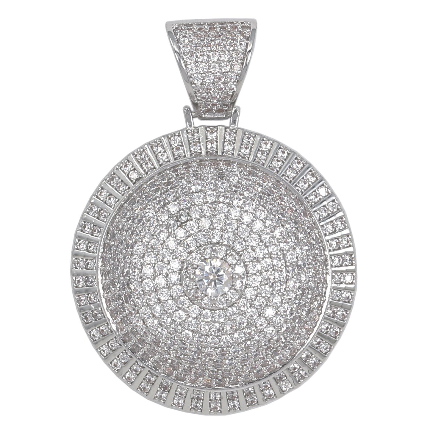Medium Cluster Cubic Zirconia Pendant - BCH-1239*