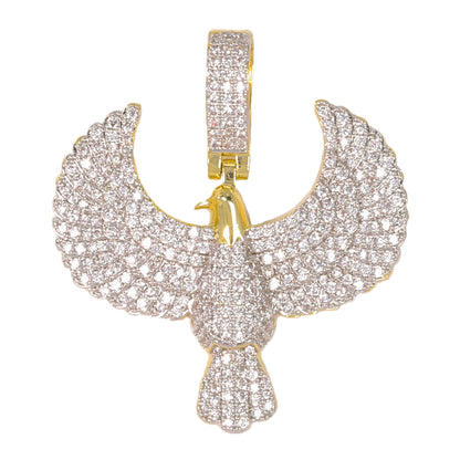 Medium Bird Cubic Zirconia Pendant - BCH-1257*