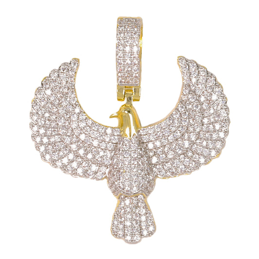 Medium Bird Cubic Zirconia Pendant - BCH-1257*
