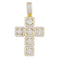 Large Cross Cubic Zirconia Pendant - BCH-1259*