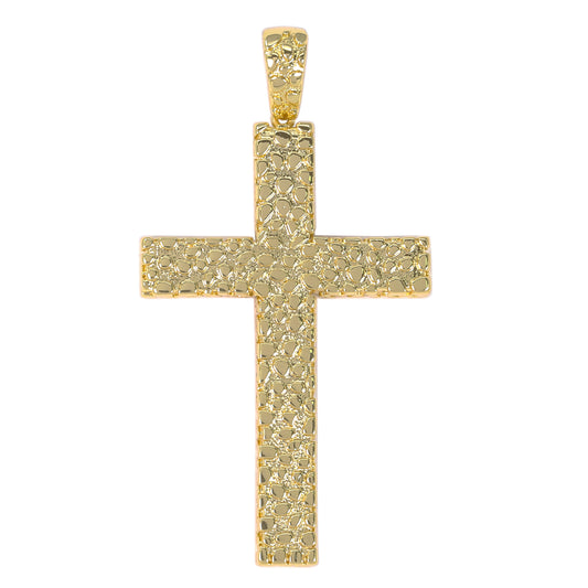 Medium Cross Cubic Zirconia Pendant - BCH-1275*