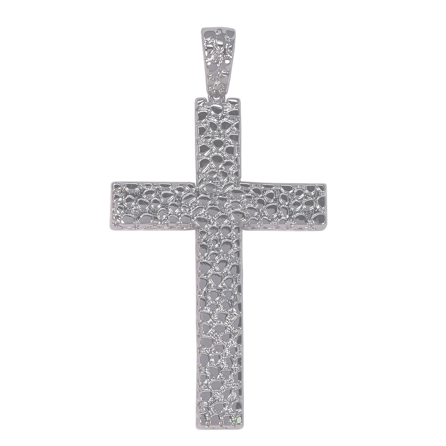 Medium Cross Cubic Zirconia Pendant - BCH-1275*