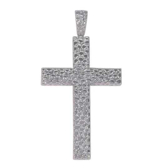 Medium Cross Cubic Zirconia Pendant - BCH-1275*