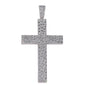 Medium Cross Cubic Zirconia Pendant - BCH-1275*