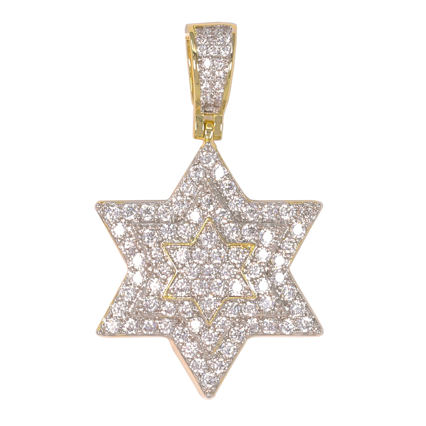 Small Star Cubic Zirconia Pendant - BCH-1277*