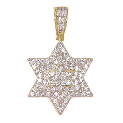 Small Star Cubic Zirconia Pendant - BCH-1277*