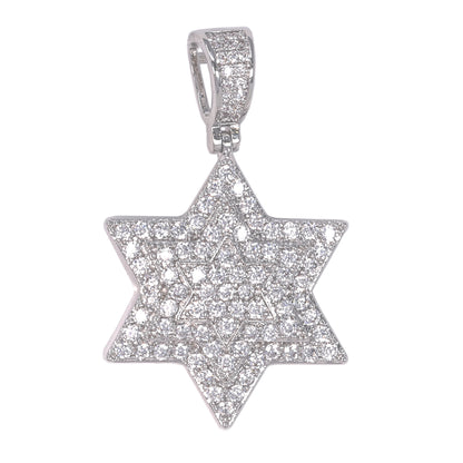 Small Star Cubic Zirconia Pendant - BCH-1277*