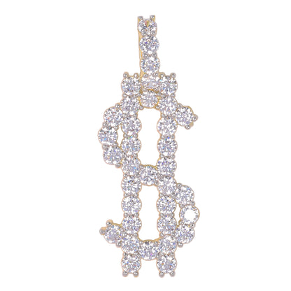 Medium Money Cubic Zirconia Pendant - BCH-1278*