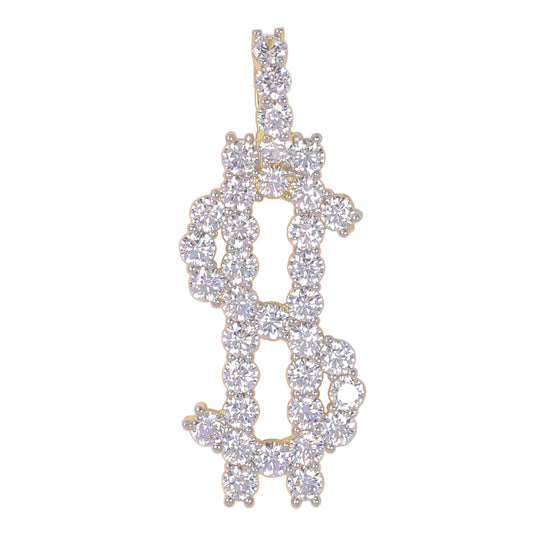 Medium Money Cubic Zirconia Pendant - BCH-1278*