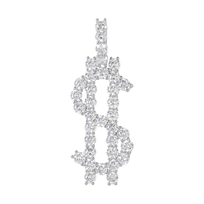 Medium Money Cubic Zirconia Pendant - BCH-1278*