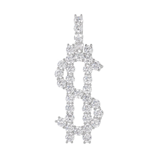 Medium Money Cubic Zirconia Pendant - BCH-1278*