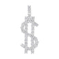 Medium Money Cubic Zirconia Pendant - BCH-1278*