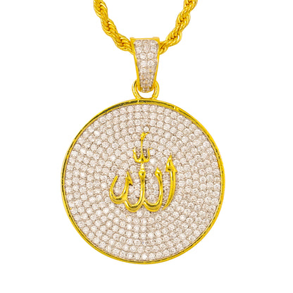 Medium Islamic Cubic Zirconia Pendant - BCH-1280*