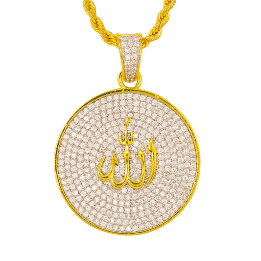 Medium Islamic Cubic Zirconia Pendant - BCH-1280*