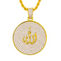 Medium Islamic Cubic Zirconia Pendant - BCH-1280*
