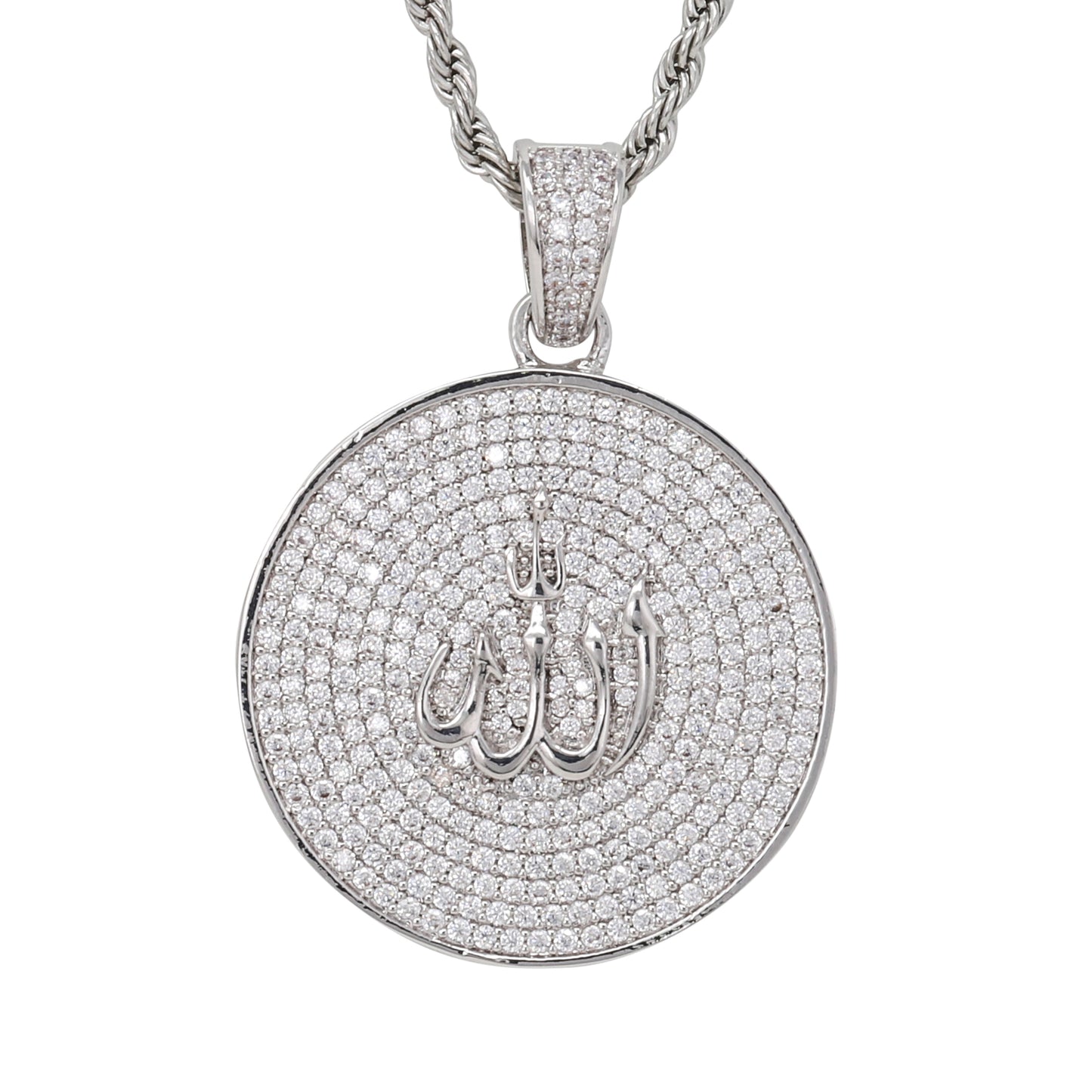 Medium Islamic Cubic Zirconia Pendant - BCH-1280*