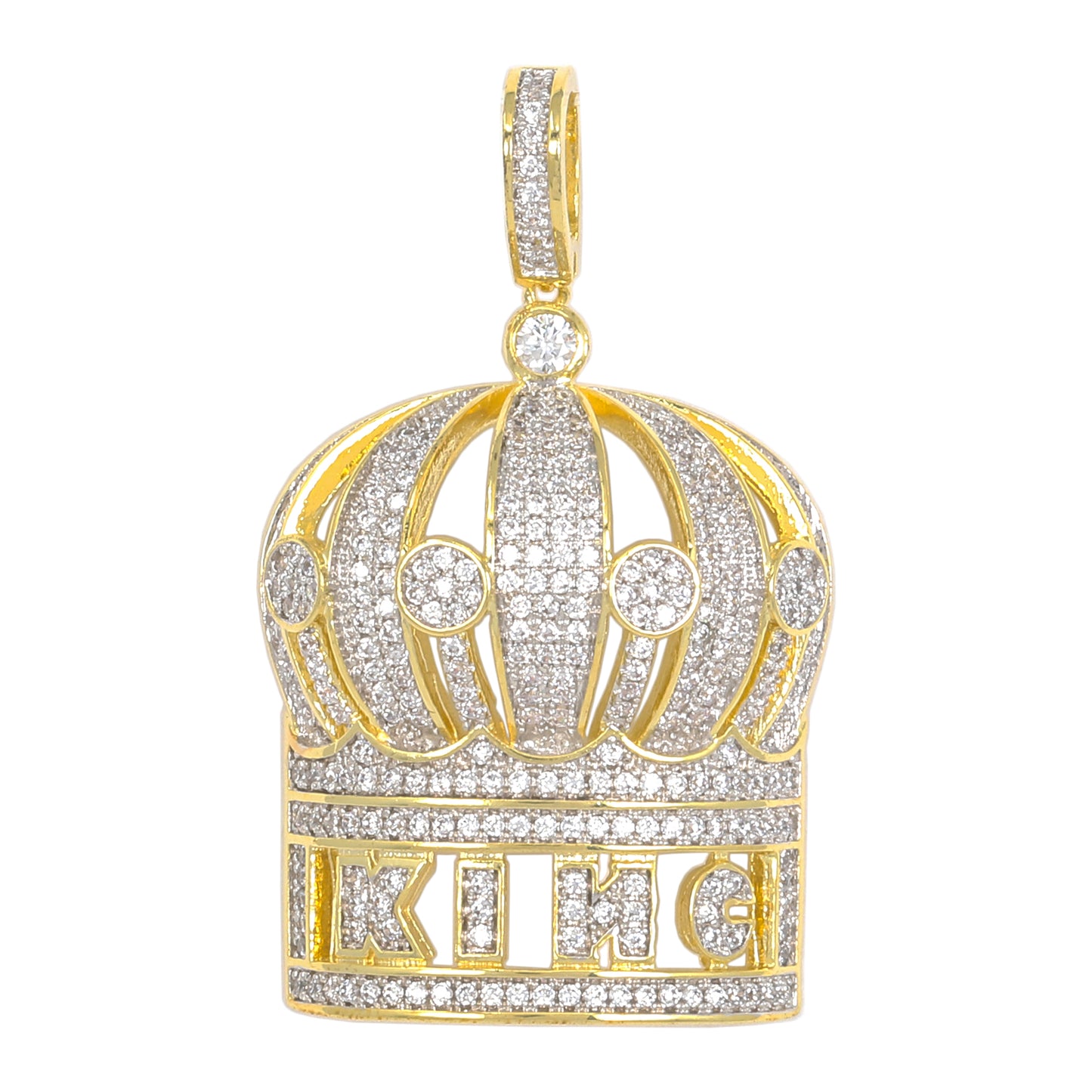 Medium King Cubic Zirconia Pendant - BCH-1287*