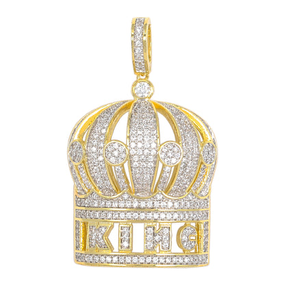Medium King Cubic Zirconia Pendant - BCH-1287*
