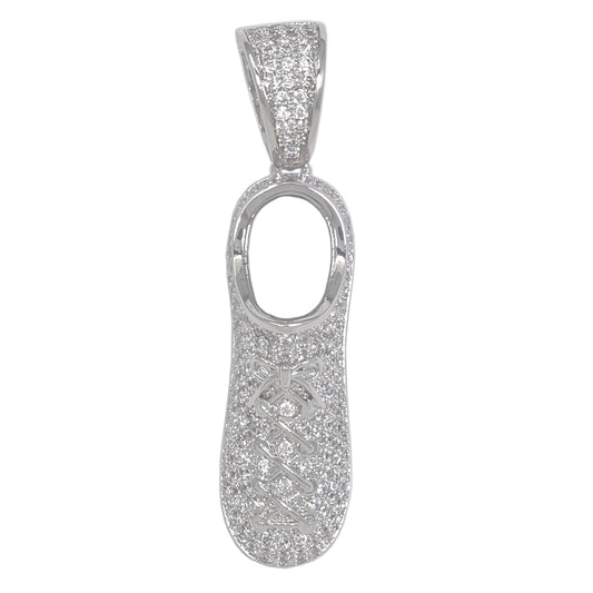 Small Sneaker Cubic Zirconia Pendant - BCH-1289*