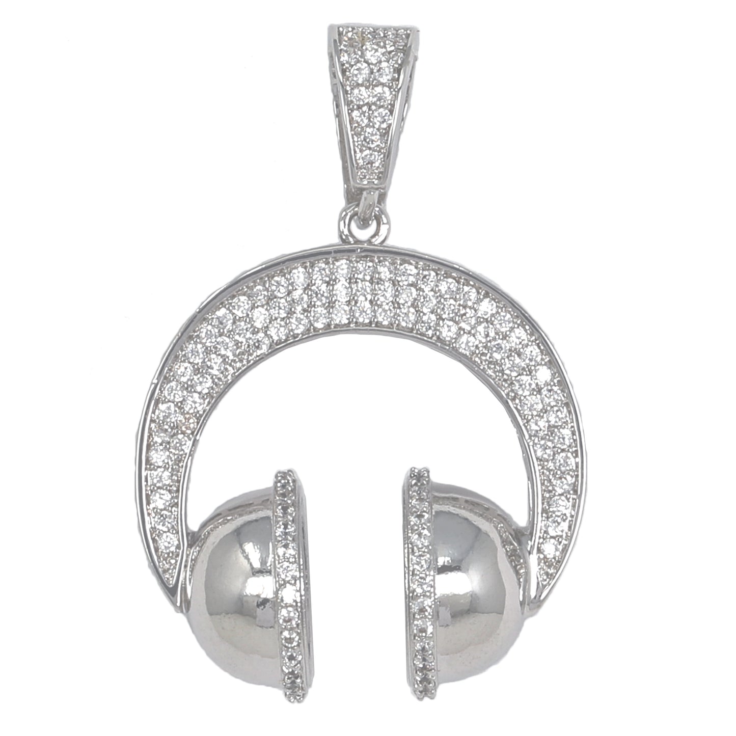 Small Music Cubic Zirconia Pendant - BCH-1291*