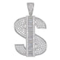 Large Money Cubic Zirconia Pendant - BCH-1295*