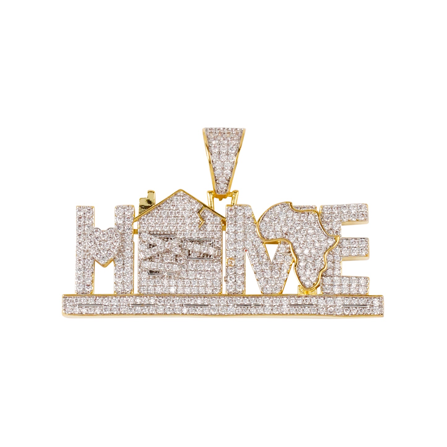 Large Home Cubic Zirconia Pendant - BCH-1303*