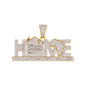 Large Home Cubic Zirconia Pendant - BCH-1303*