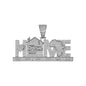 Large Home Cubic Zirconia Pendant - BCH-1303*