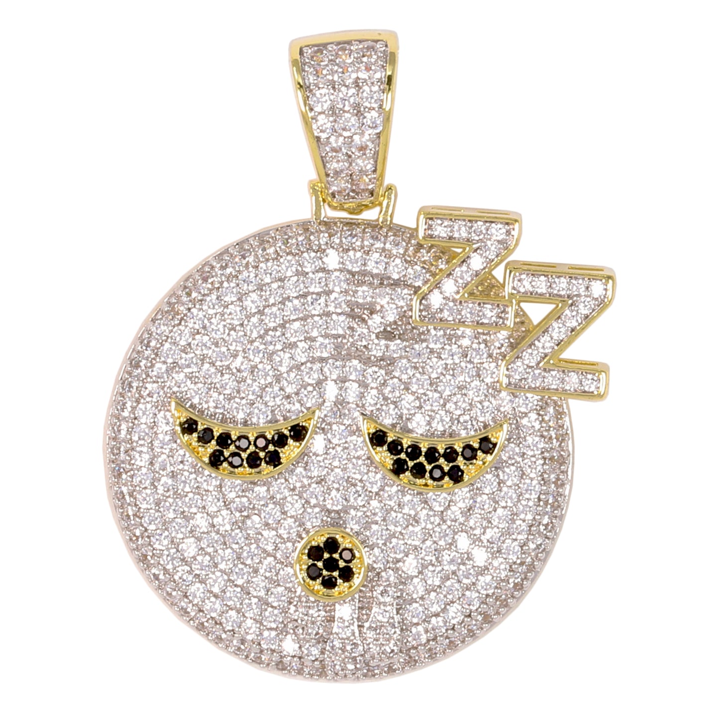 Medium Emoji Cubic Zirconia Pendant - BCH-1312*