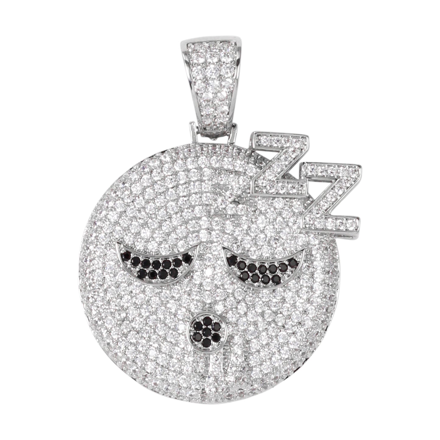 Medium Emoji Cubic Zirconia Pendant - BCH-1312*