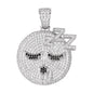 Medium Emoji Cubic Zirconia Pendant - BCH-1312*