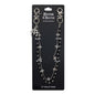Denim Chains wallet chain on a black card with brand name.
