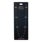 Black chain wallet chain on a black card with 'Denim Chains' branding.