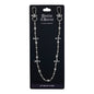 Silver chain wallet chain on a black card with 'Denim Chains' branding.