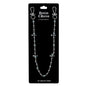 Denim Chains wallet chain on a black card with brand name.