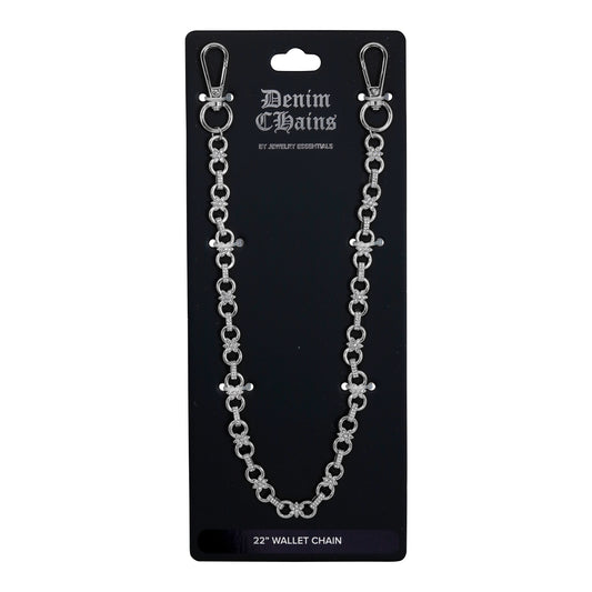 11mm Iced Pant Chain 24" -BKC-124