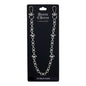Denim Chains wallet chain on a black card with brand name.