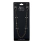 Black denim chain wallet chain on a black card with 'Denim Chains' branding.