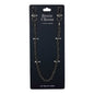Black wallet chain on a Denim Chains branded card with a white background