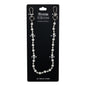 Beaded wallet chain on a Denim Chains branded card with a white background