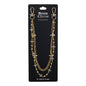 Gold chain wallet chain on a black Denim Chains branded card
