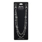 Silver chain wallet chain on a black card with 'Denim Chains' branding.