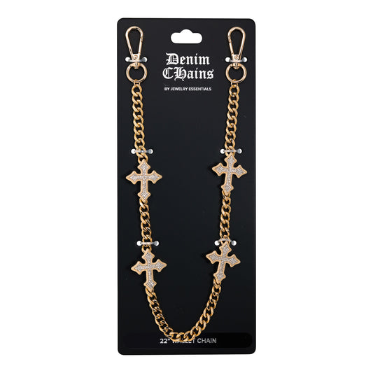 Iced 4 Cross Cuban 22" -BKC-156