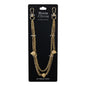 Gold chain wallet chain on a black Denim Chains branded card